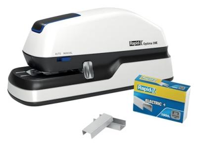 REXEL Rapid Agrafeuse &eacute;lectrique Optima 20, capacit&eacute; d'agrafage: