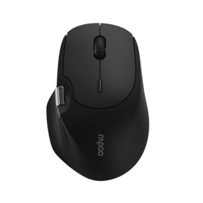 RAPOO MT560 - Souris - optique - 9 boutons - sans fil - 2.4 GHz, Bluetooth 5.0, Bluetooth 4.0 - noir