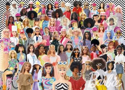 RAVENSBURGER Puzzle 1000 pi&egrave;ces : Challenge puzzle : Barbie