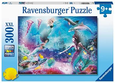  Ravensburger Puzzle XXL 100 pi&egrave;ces - Au royaume des sir&egrave;nes