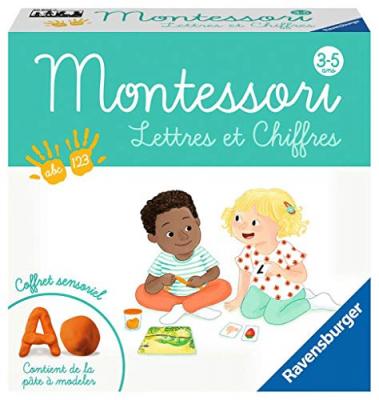 RAVENSBURGER Jeu d&eacute;couverte  Montessori Lettres et chiffres