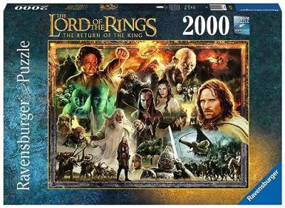 RAVENSBURGER Puzzle 2000 pi&egrave;ces : Le Retour du roi, Le Seigneur des anneaux