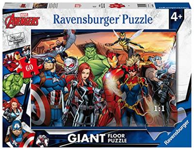 RAVENSBURGER Puzzle G&eacute;ant de Sol - Avengers 