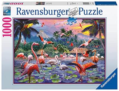 RAVENSBURGER  flamants roses 1000 pi&egrave;ces