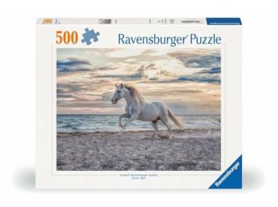 RAVENSBURGER Puzzle 500 pi&egrave;ces : Cheval sur la plage 