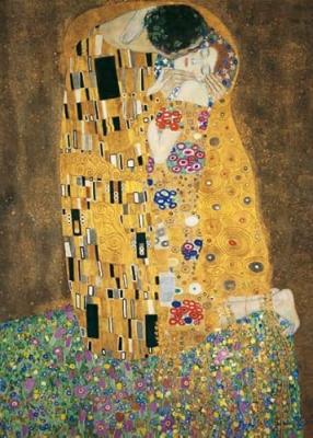 RAVENSBURGER Puzzle 1000 pi&egrave;ces  Art collection Le baiser Gustav Klimt 