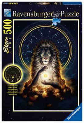 RAVENSBURGER Puzzle  Star Line Lion rayonnant 500 pi&egrave;ces