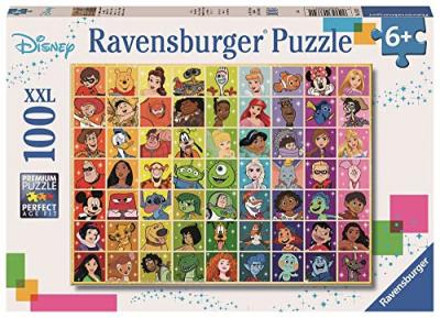 RAVENSBURGER Puzzle 100 p xxl - la palette de couleurs disney 00013332