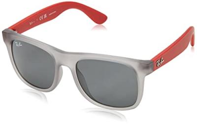 JUNIOR Ray-Ban Rj9069s Lunettes de Soleil, Grey, One Size Homme