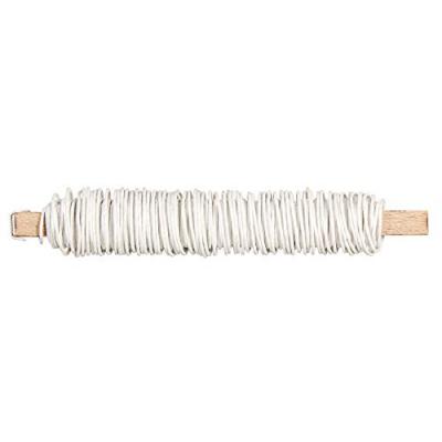 RAYHER Bobine de fil de papier 20 m - Blanc - 