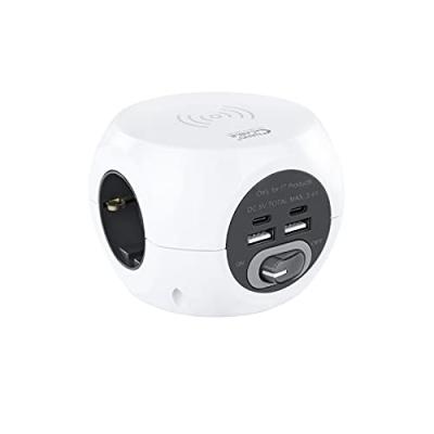 NANOCABLE  4 Tomas Power Strip With Switch 1.4 M Blanc