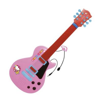 Reig/hellokitty - 1505 - Guitare Electronique Avec Micro - Hello Kitty