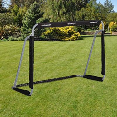RELAXDAYS  - But de football, But de pro pour enfants et adultes, avec un filet, pour le jardin, 110x150x75cm, gris/noir