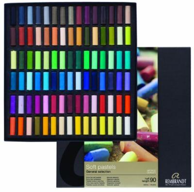 REMBRANDT Bo&icirc;te De 90 Demi-Pastels - S&eacute;lection G&eacute;n&eacute;ral - 