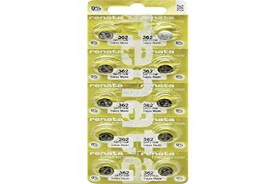 RENATA Pile bouton 362 oxyde dargent  24 mAh 1.55 V 10 pc(s)