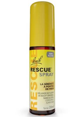 FLEURS DE BACH LES  Rescue - Spray jour s&eacute;r&eacute;nit&eacute;sans alcool 20ml