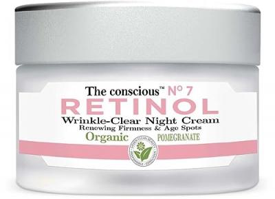 THE CONSCIOUS Retinol wrinkle-clear night cream organic pomegranate 50 ml