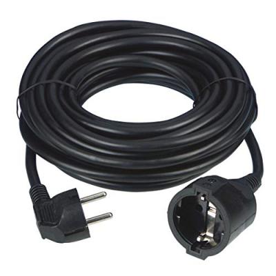 GENERIQUE Rev schutzkontakt rallonge 3,0 m noir DFX-526477