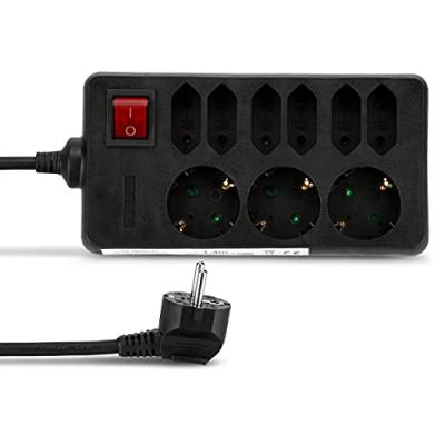 HAWKING TECHNOLOGY Rev tischsteckdose 9-fach 1,4 m avec schalter noir DFX-889012