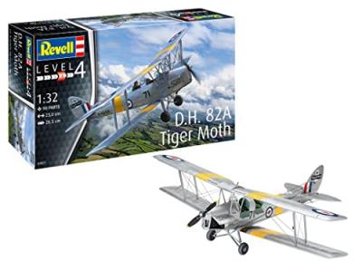 REVELL Maquette avion  D.H. 82A TIGER MOTH- 1/32 - Maquette d'avion