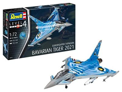 REVELL Maquette avion  EUROFIGHTER TYPHOON "THE BAVARIAN TIGER 2021"-1/