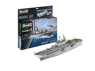 REVELL  Model Set US Navy Assault Carrier WASP Class