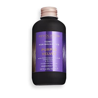 DECOUVRIR MAKEUP REVOLUTION Revolution Hair Tones for Brunettes Purple Velvet