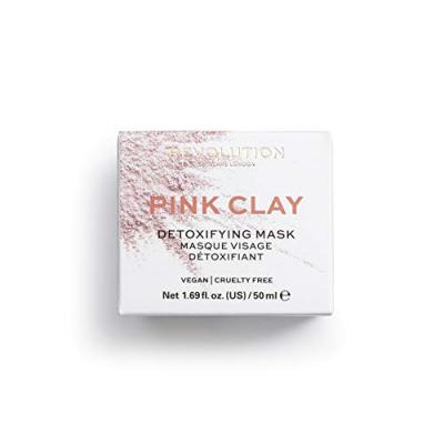DECOUVRIR REVOLUTION SKINCARE Revolution Skincare London, Pink Clay detoxifying, Masque Visage, 50ml