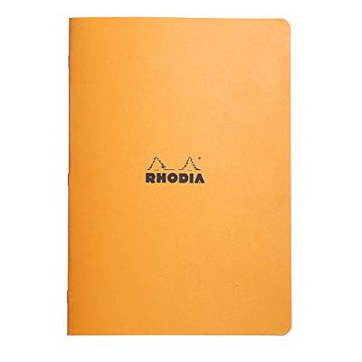 RHODIA Cahier  piq&ucirc;re 96 pages 5x5 format 21x29,7cm - Coloris orange