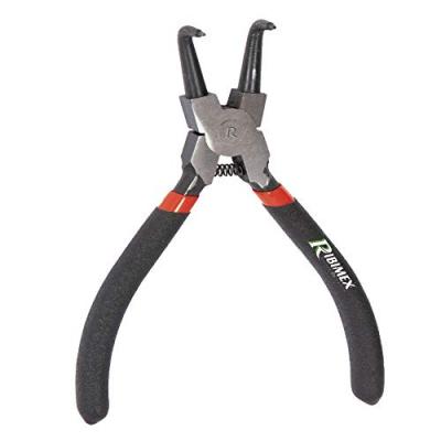 RIBITECH RIBIMEX PR2PCIC160SU Pince &agrave; anneau de s&eacute;curit&eacute; interne &agrave; bec pli&eacute;