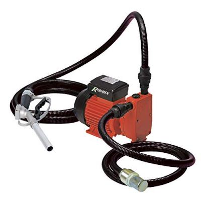 RIBITECH Pompe &Agrave; Gasoil 230v/600w Avec Pistolet De Distribution - Ag90301