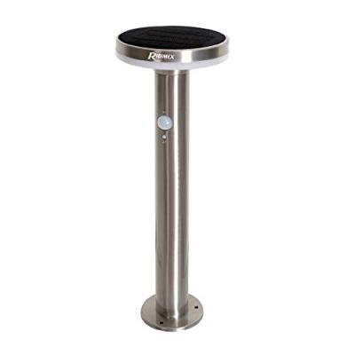 RIBIMEX Borne solaire Stella hauteur 50cm rond sur pic avec d&eacute;tecteur