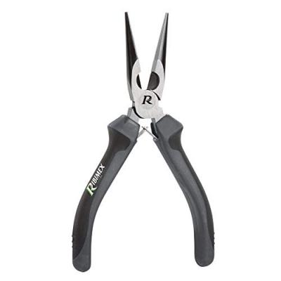 RIBIMEX Ribitech pr1pbld150pro Pince &agrave; bec demi-rond droit pro, chrome vanadium