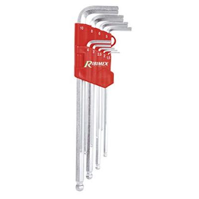 RIBIMEX Ribitech prclemalex9&nbsp;Lot de 9&nbsp;cl&eacute;s hexagonales