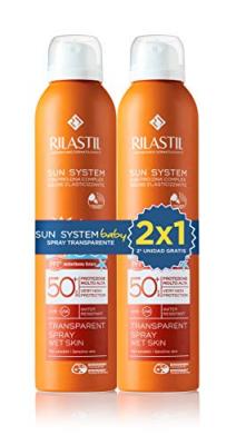 RILASTIL  Sun System Spray Transparent B&eacute;b&eacute; SPF50+ Lot de 2 x 200 ml