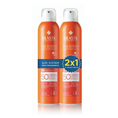 RILASTIL  Spray Solaire Transparent SPF50+ Lot de 2 x 200 ml