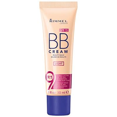 RIMMEL  - Bb Cr&egrave;me - 9-en-1 - Texture L&eacute;g&egrave;re - 001 Light - 30ml