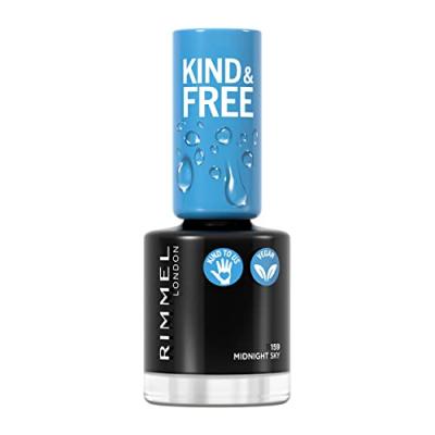 RIMMEL LONDON  8ml Kind & Free, 159 Ciel De Minuit, Vernis &Agrave; Ongles