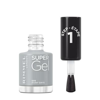 RIMMEL LONDON Rimmel Super Gel Nail Polish 005 Rainy Days 12ml