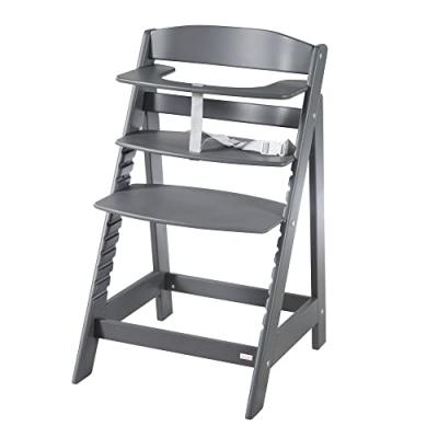 ROBA Chaise Haute &Eacute;volutive "Sit Up Flex" Bois Anthracite