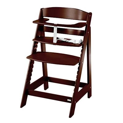 ROBA  Chaise Haute &Eacute;volutive Sit Up Flex - Utilisable Jusqu'&agrave; la Chaise d'Adolescent - Bois Brun