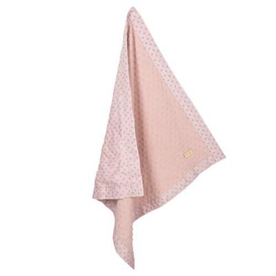 ROBA Couverture B&eacute;b&eacute;  Lil Planet 80x80 Cm Gots - Pois - Rose-mauve Rose