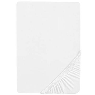 ROBA Drap Housse B&eacute;b&eacute;  - 60x120 &Agrave; 70x140 Cm - 100% Coton-Jersey - Blanc