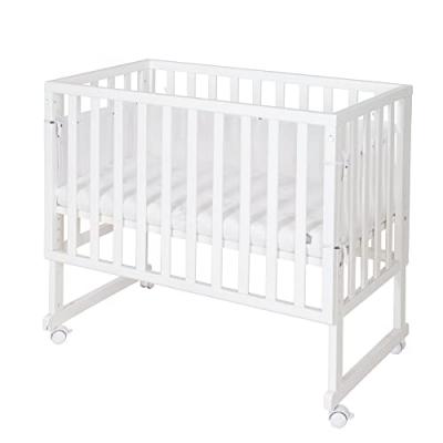 ROBA Berceau Cododo 3en1 Avec Matelas Et Accessoires Sternenzauber Grau Blanc