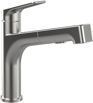 VILLEROY ET BOCH Robinet cuisine Junis Sky Shower, acier massif, Sans nettoyant