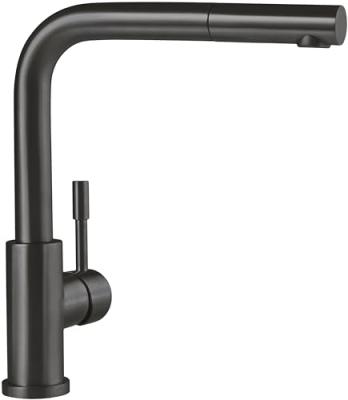 VILLEROY & BOCH Robinet cuisine Steel Shower, anthracite, Sans nettoyant