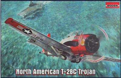 RODEN Maquette avion  North-American T-28C Trojan- 1/48 - Maquette d'a