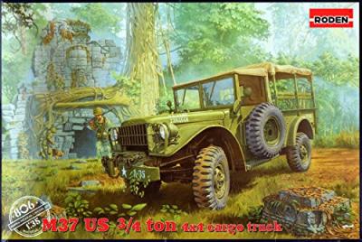 RODEN Maquette  Dodge M37 3/4 Ton 4x4 Cargo Truck- 1/35 - Maquette mil