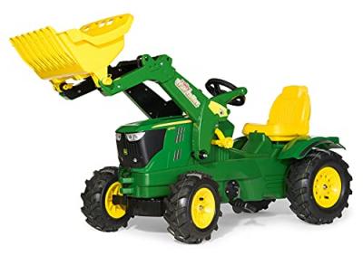 ROLLY TOYS  tracteur escaliers RollyFarmtrac John Deere 6210R LB vert
