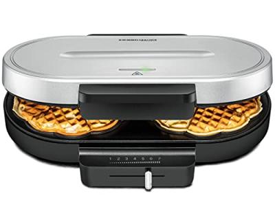 ROMMELSBACHER  Wa 1250 Moule &Agrave; Gauffres 2 Gauffre(S) 1250 W Argent